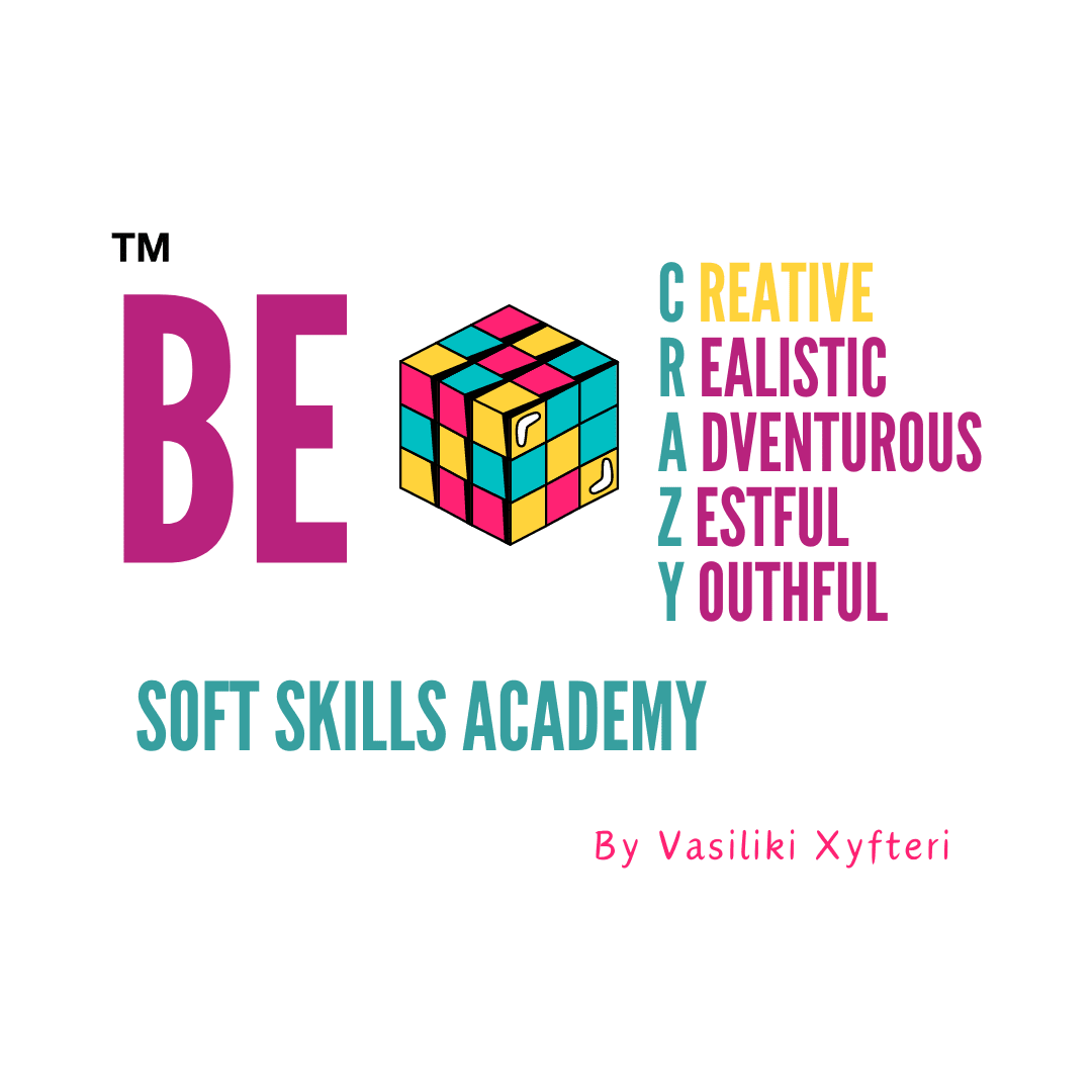 logo Be C.R.A.Z.Y. Soft Skills Academy - Vasiliki Xyfteri